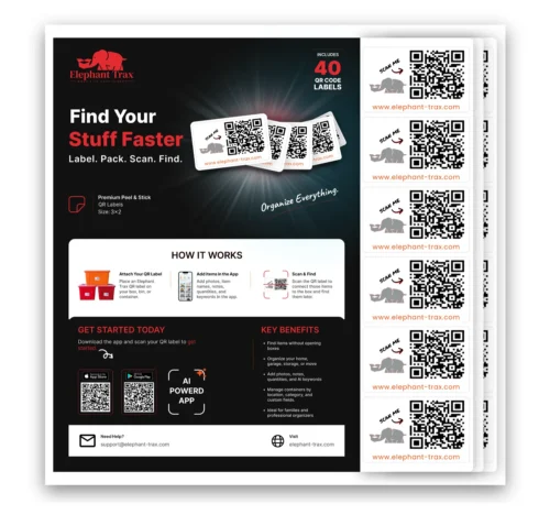 40 smart qr labels