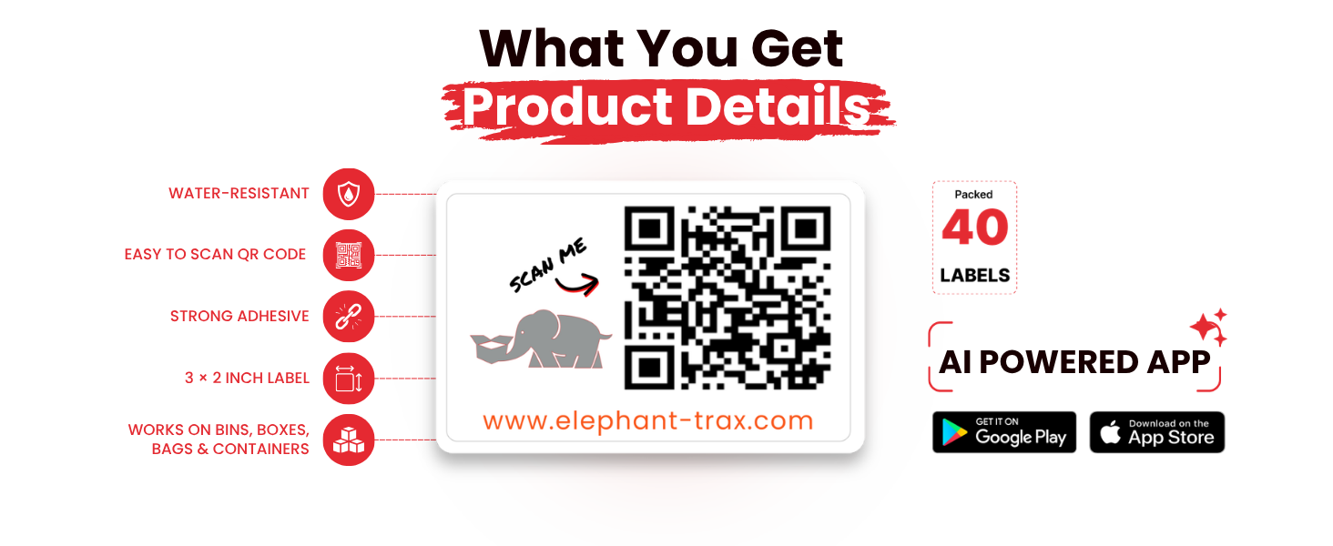40 smart qr labels