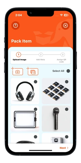 Event pack mockup upload