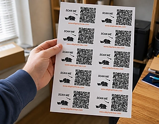 Custom QR Labels for Storage