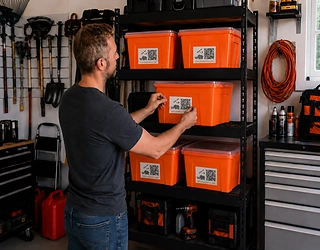 garage inventory organize