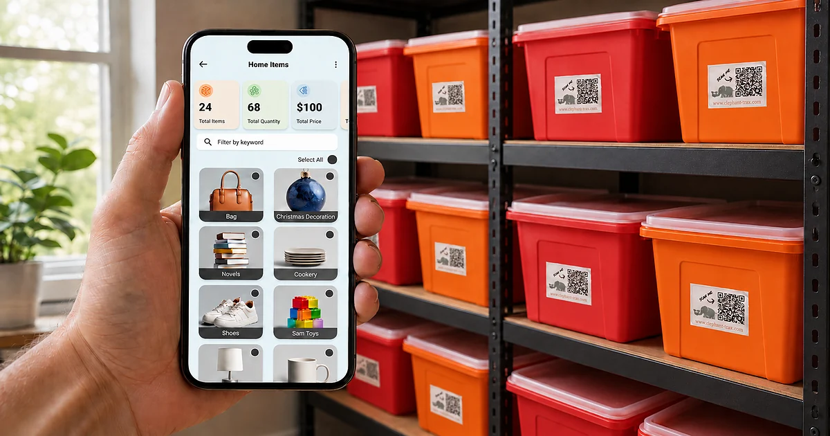 qr codes for storage