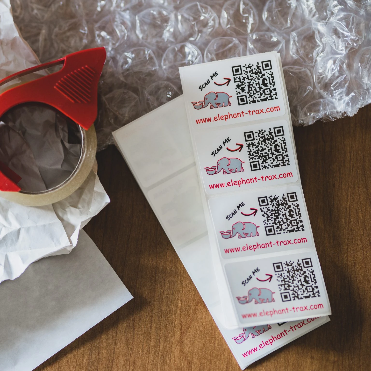scan elephant trax qr code